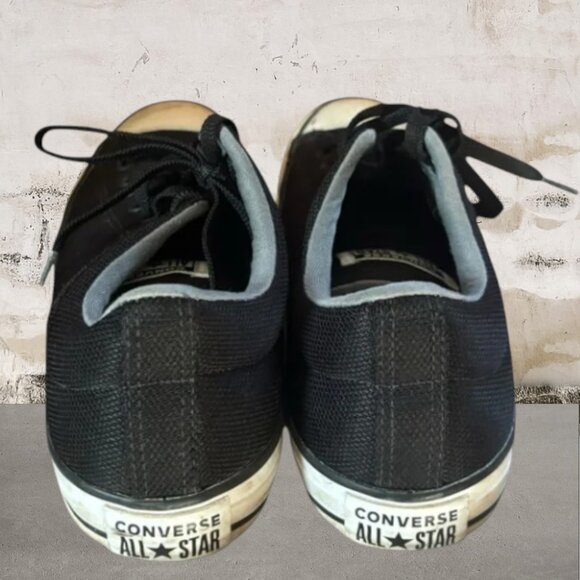 Converse Men's Black Low-Top All Star Sneakers Size 8.5 - Picture 3 of 6